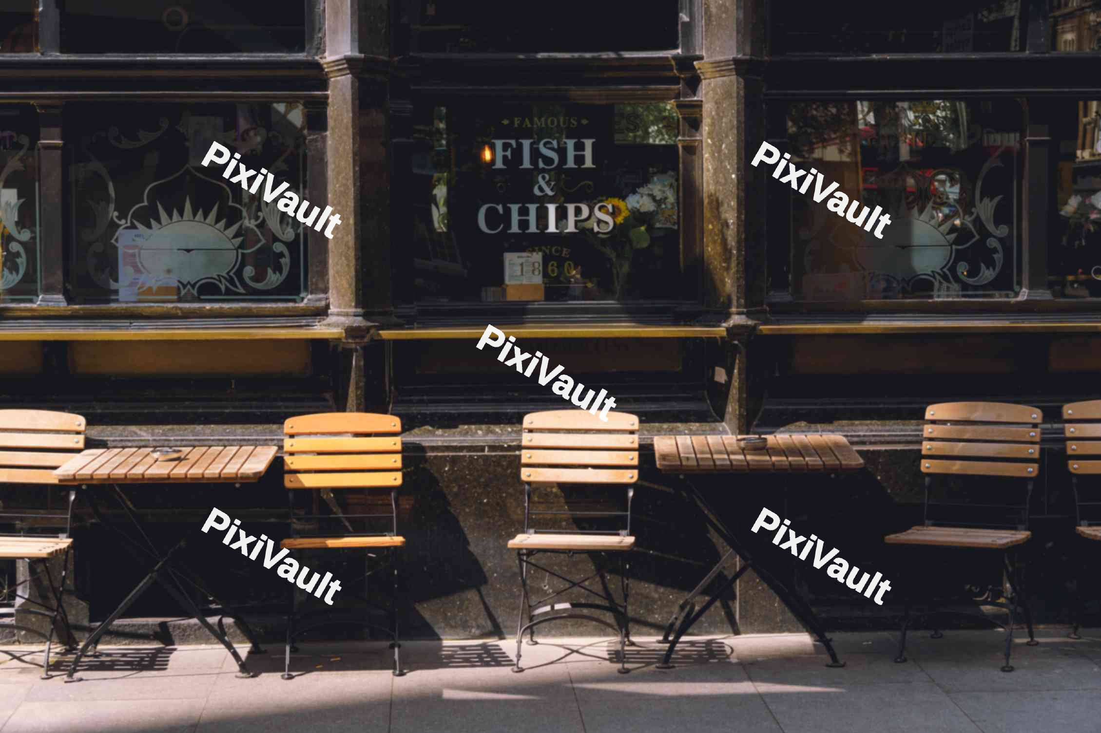 Empty Outside A Pub